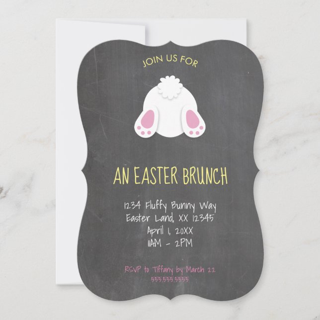 Invitación a Brunch de Pascua (Anverso)