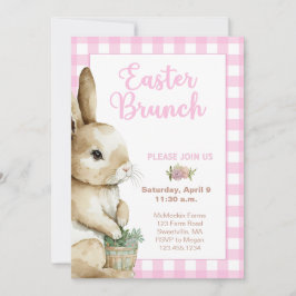 Invitación a Brunch de Pascua, Conejo acuático, Ro