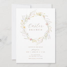 Invitación a Brunch de Pascua de Flor Silvestre Pa