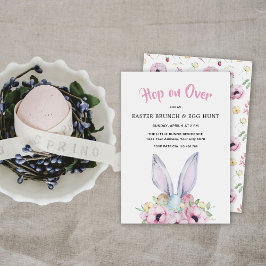 Invitación a Brunch de Pascua y búsqueda de huevos