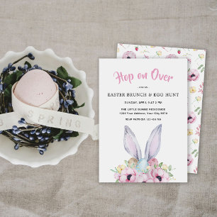 Invitación a Brunch de Pascua y búsqueda de huevos