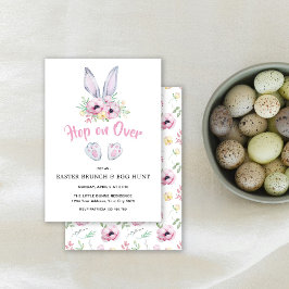 Invitación a Brunch de Pascua y búsqueda de huevos