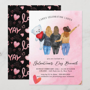 Invitación a Brunch del Día de Galentines