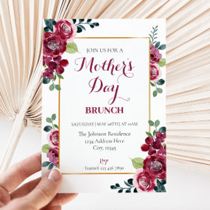 Invitación a Brunch del Día de la Madre