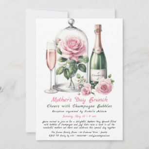Invitación a Brunch del Día de la Madre – Champán