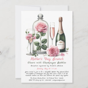 Invitación a Brunch del Día de la Madre – Champán