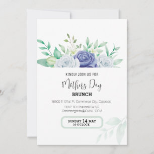Invitación a Brunch del Día de la Madre Floral