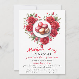 Invitación a Brunch del Día de la Madre   Heart Ma