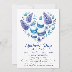 Invitación a Brunch del Día de la Madre Macarón