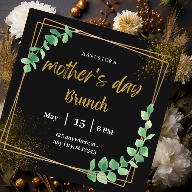 Invitación a Brunch del Día de la Mujer Moderna Ne (Subido por el creador)