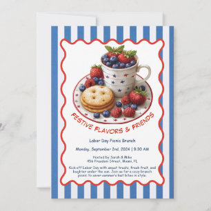 Invitación a Brunch del Día del Trabajo – Pasteles