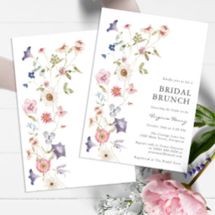 Invitación a Brunch Floral de Boda