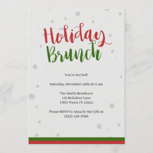 Invitación a Brunch Navidades