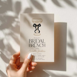 Invitación a Brunch Nupcial con Champán