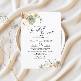 Invitación a Brunch Otoñal de Boda   Calabaza de A