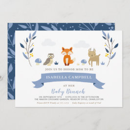 Invitación a Brunch para bebés de Woodland