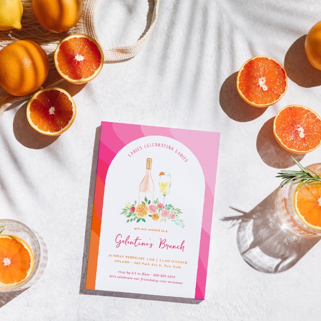 Invitación a Brunch por el Día de Galentine (Subido por el creador)