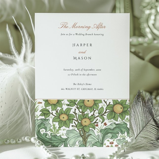 Invitación a Brunch post-Boda - La mañana después (Subido por el creador)
