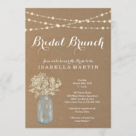 Invitación a Brunch Rústico Bridal