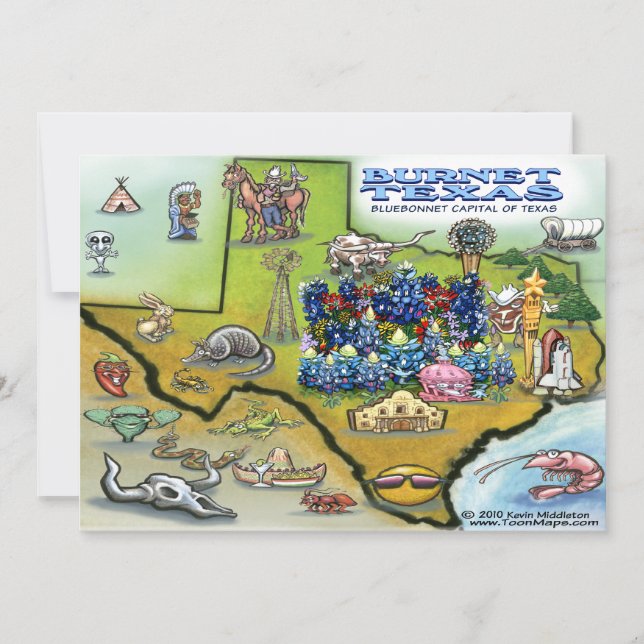 Invitación a Burnet TEXAS (Anverso)