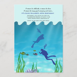Invitación a buzos de Scuba