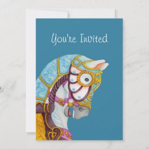 Invitación a caballo Clara Carousel