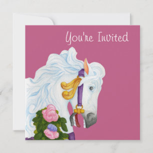 Invitación a caballo de najira carrusel