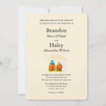 Invitación a calabazas de bodas de otoño