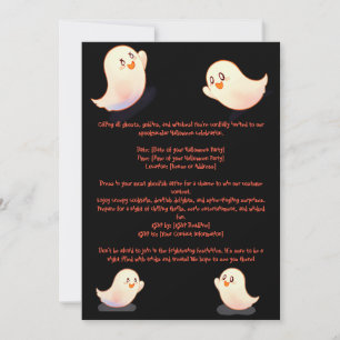Invitación a calabazas haloween