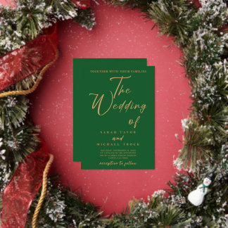 Invitación a caligrafía elegante de oro | Royal Gr