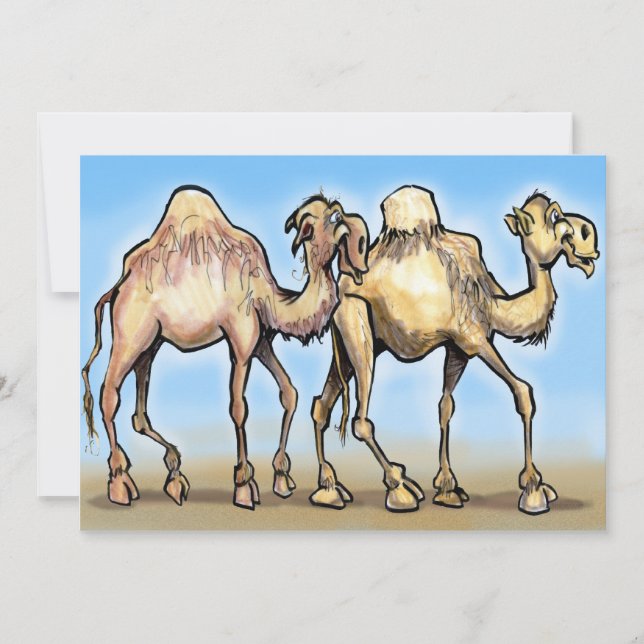 Invitación a camellos (Anverso)