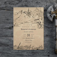 Invitación a campaña de juego de rol de paisajismo