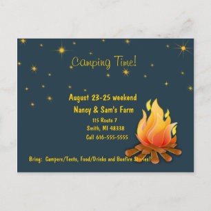 Invitación a camping