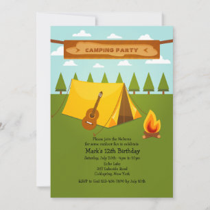 Invitación a camping
