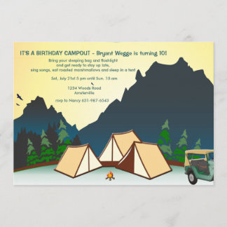 Invitación a camping