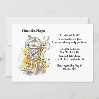 Invitación a cantante para Cinco de Mayo