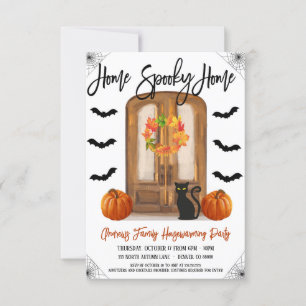 Invitación a casa de Halloween Home Spooky
