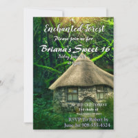 Invitación a Casa del Bosque Encantado