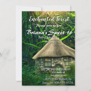 Invitación a Casa del Bosque Encantado