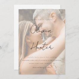 Invitación a casamiento con fotos de código QR min