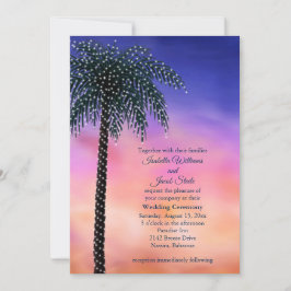 Invitación a casamiento de casamiento de árbol de 