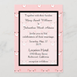 Invitación a casamiento de casamiento de la divers