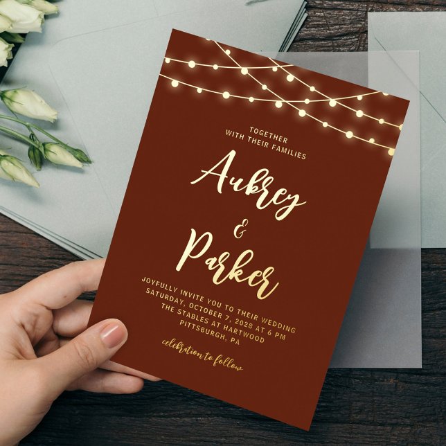Invitación a casamiento de color Personalizado de  (Subido por el creador)