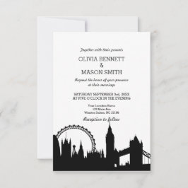 Invitación a casamiento en el paisaje urbano de Lo
