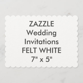 Invitación a casamiento en vieira de FELT WHITE 11