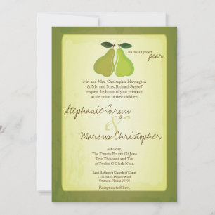 Invitación a casar con vinagre de frutas perfecto