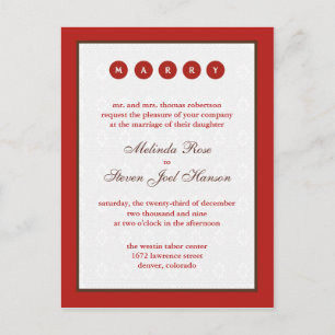 Invitación a casarse