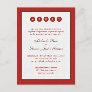 Invitación a casarse