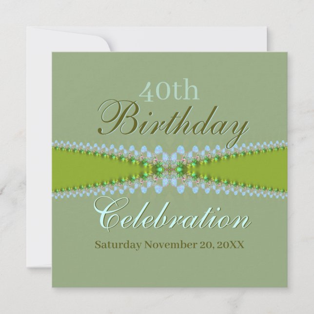 Invitación a Celebraciones de Cumpleaños (Anverso)