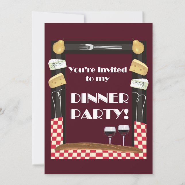 Invitación a Cena con Cita (Anverso)